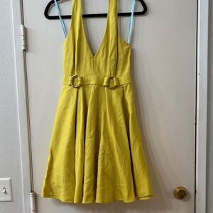 Marciano Yellow Sleeveless Dress